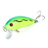 Black Minnow Fishing Lure 50mm 3.6g With Treble Hook Wobbler Artificial Plastic Hard Bait Bass Trout Lure Goods For Fishing Gear