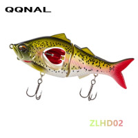 QQNAL 23g 113mm New Fishing Lure Bait Sinking Propeller Jointed Swimbait Artificial Jerkbait Crankbait Hard Ascesorios Pesca