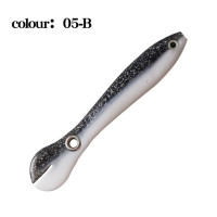 6g 10cm 1pcs Loach Baits Bass Pike Trout Soft Fishing Bait Bouncing Lure Simulation Bionic Silicone Tail Wobbler Lures