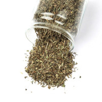 Тимьян чабрец сушеный резаные листья и стебли, высший сорт 108 специй дой-пак, 20 г, приправа для мяса и рыбы, пиццы и салатов, специя для успокаивающего чая