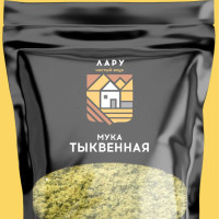 Мука тыквенная, 400гр., пищевая, цельнозерновая, без глютена, натуральная, диетическая