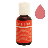 Краска Розовая темная гелевая Deep Pink Liqua-Gel Chefmaster, 20 гр. 5125