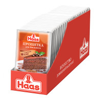 Пропитка для бисквита Haas со вкусом кофе, 10 шт по 80 г