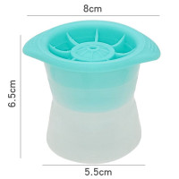 Bar Whisky Ice Ball Mould Maker Silicone Ice Box Large Spherical Frozen Ice Cube Mold Whisky