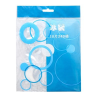 10pcs/Pack Ice Cube Mold Disposable Self-Sealing Ice Cube Bag Transparent DIY Quick Freezing Ice Making Mold Bag Kitchen Gadgets