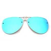 Поляризованные солнцезащитные очки JM с клипсой для мужчин и женщин, солнцезащитные очки-авиаторы по рецепту