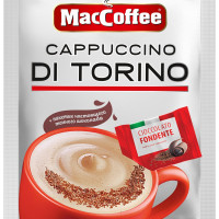 Кофейный напиток МасСoffee Cappuccino Di Torino, с темным шоколадом, 20 шт