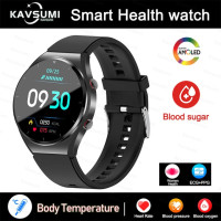 Accurate Measure Blood Sugar Smart Watch Men ECG PPG Bluetooth Watch Health Blood Pressure Sport Smartwatch Glucometer Watches