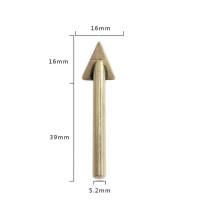 1Pcs Plastic Repair Triangular Copper Smoothing Head Triangular Soldering Iron Copper Head Leather Repair Wrinkle Welding Tips