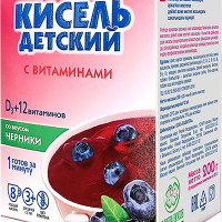 Кисель с 13 витаминами "Кисель детский Витошка" со вкусом черники 25 г * 8 шт