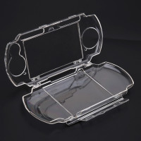 Clear Housing for PSP 2000 3000 Transparent Hard Carry Cover Case Snap-in Crystal Protector Case Molds for Sony Playstation New