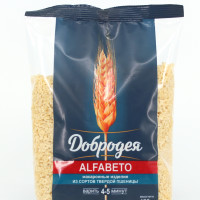 Макароны "ДОБРОДЕЯ" ALFABETO (АЛФАБЕТО) из твердых сортов пшеницы 400 грамм