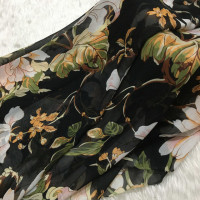 Chiffon Fabrics Breathable Soft Floral Clothing Materials Summer Draped Fairy Dress Needlework Accessories Handmade DIY Fabric