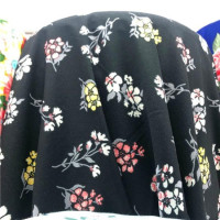 Chiffon printed fabric is elastic on all sides. Printed chiffon flower skirt dress flower shirt fabric is cool in summer