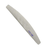 1PCS Professional Nail File 100/180 Half Moon Sandpaper Nail Sanding Grinding Polishing Beauty Manicure Care Nair Art Tools