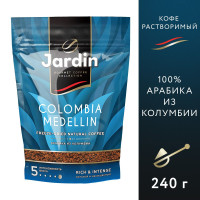 Кофе растворимый Jardin Colombia Medellin, сублимированный, 240 г