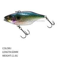 1Pcs 60mm 11.6g VIBRATION Crankbait Wobbler Sinking Fishing Lure VIB Lipless Crank for Bass Pike Hard Bait Pesca Isca 9189