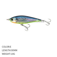 90mm 18g 3D Inshore Twitch Bait Sinking Lures Saltwater trout fishing Isca Artificial Pencil Pesca Wobblers Carpe Fish  9070