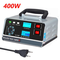 24V/12V Battery Charger Large Power 400W /260W Acar Battery Charger Trickle Smart Pulse Repair for Car SUV Truck Boat Motorcycle