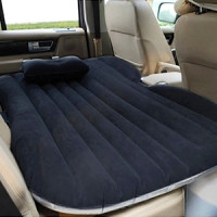 Car Air Bed Full Set with Airpump and Pillow Outdoor Camping Mat Cushion Inflatable Back Seat Travel Bed Mattress