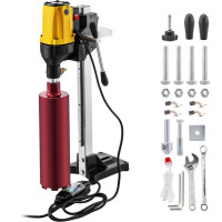 VEVOR 2180W Diamond Core Drill Rig 160mm 180mm Drill Bits Handheld/Stand Industrial Wet Electric Concrete Core Drilling Machine