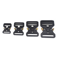 1pcs Durable Metal Black Belt Buckle Quick Side Release Clasp for Bag Luggage Outdoor Backpack Strap Belt Webbing Lether Craft