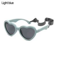 1 шт., детские солнцезащитные очки в форме сердца
