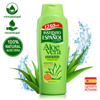 Instituto Espanol Гель для душа увлажняющий алоэ Aloe Vera мужской, женский, детский, 1250 мл Испания