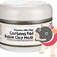 ELIZAVECCA Глиняная маска для лица Корея / очищающая Milky Piggy Carbonated Bubble Clay Mask, 100 мл.