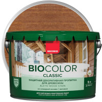 NEOMID Защитная декоративная пропитка для древесины BIO COLOR CLASSIC, тик 9л