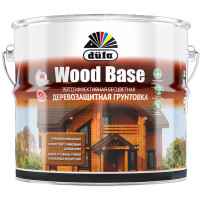 Грунт для защиты древесины Dufa Wood Base с биоцидом бесцветная 10 л