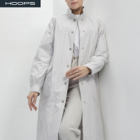 Плащ женский длинный утепленный демисезонный