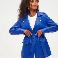 Плащ тренч демисезонный экокожа