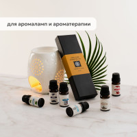 Эфирное масло Essential Oil/ Натуральные эфирные масла / Набор эфирных масел 6 запахов ароматов по 10 мл / 100% эфирные масла для тела, кожи, успокаивающие / Масла ароматические для дома, бани и сауны, ванны, для сна.