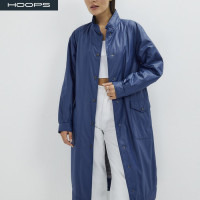 Плащ женский длинный утепленный демисезонный