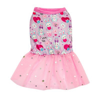 Dog Skirt Sweet Cute Small Fresh Thin Princess Dress Floral Dog Pet Dress Wedding Dresses Spring Summer Pet Dog Clothes