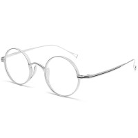 Роскошные очки FIRADA в стиле ретро, круглые очки из чистого титана, оправа для очков по рецепту для мужчин и женщин, новинка, 9818