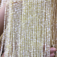 Wholesale Natural shell Beaded White Round shape craft shell loose beads For jewelry making DIY Bracelet necklace accessories