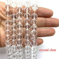 3X4/4X6/6X8/8X10mm Crystal Rondel Beads Glass Beads Faceted Crystal Beads for Jewelry Making Jewelry Accessories Translation Diy