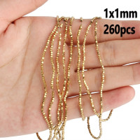 Retention Color AAA+ Gold Plated Hematite Beads Natural Stone Irregular Geometric Beads For Jewelry Making Diy Bracelet