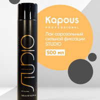 Kapous Professional Studio Лак аэрозольный для волос сильной фиксации 500мл