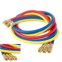 Refrigerant Hoses 60" 1.5m A/C Charging Hose Set for HVAC Air Condition Refrigerant R12 R22 R502