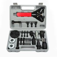 23Pcs Car Air Conditioning Repair Tools Set Disassembly Pump Head Tool Compressor Clutch Suction Plate Suction Special Puller