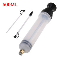 Car Brake Fluid Oil Extractor Auto Oil Change Syringe with Hose Manual Fuel Suction & Filler Fluid Oil Change Evacuator Pump