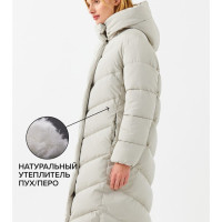 Пальто женское стеганое на натуральном утеплителе