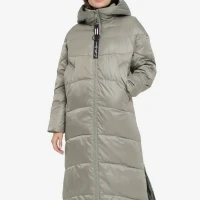 Пуховик женский зимний длинный с капюшоном