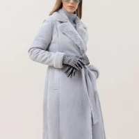 Шуба искусственная экомех норка