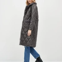 Пальто длинное на синтепоне