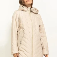 Кутка демисезонная удлиненная стеганая на синтепоне 