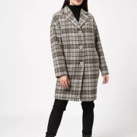 Демисезонное полупальто весна пальто женское короткое